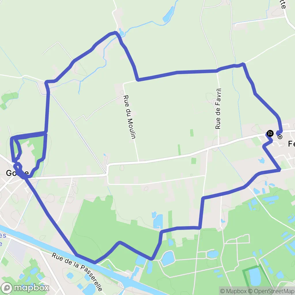 Parcours du cœur à Festubert