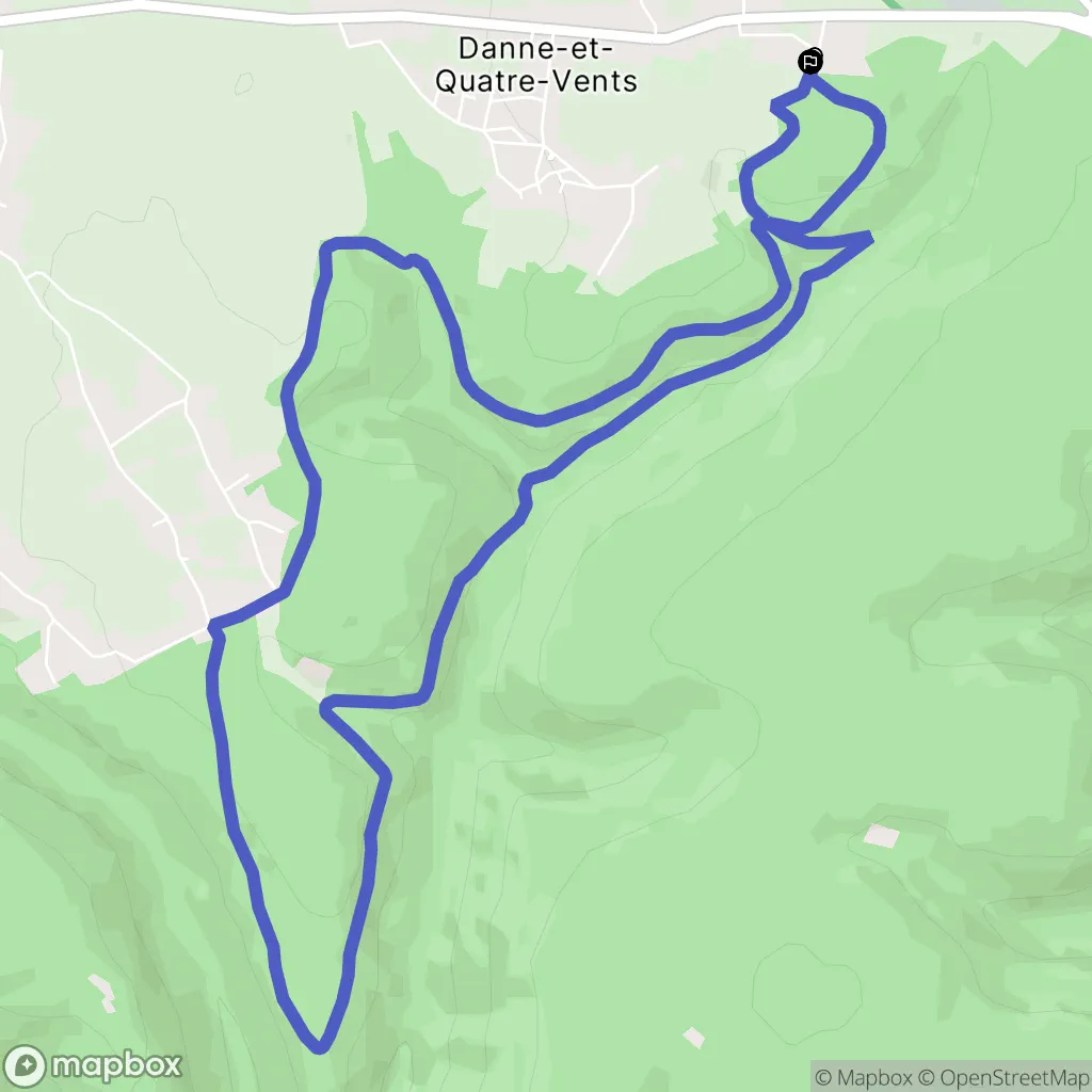 Promenade en forêt. Départ Danne et Quatre Vents