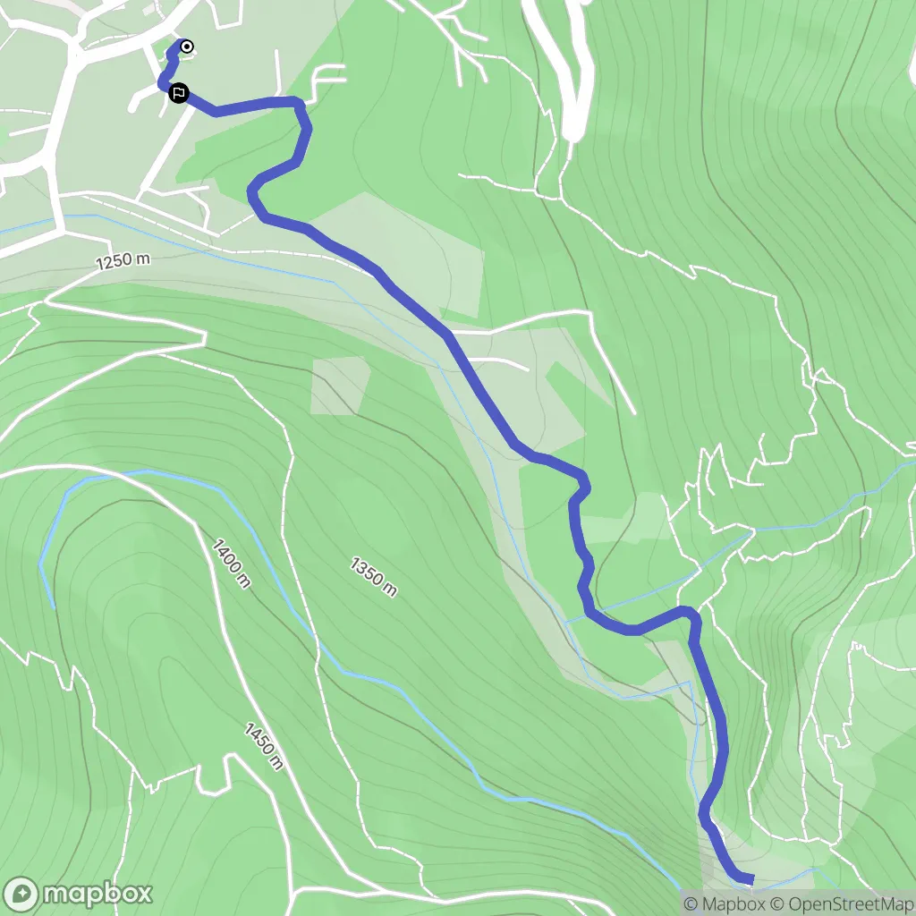 Colmars Path Colmars-les-Alpes et trempette à la cascade de la Lance