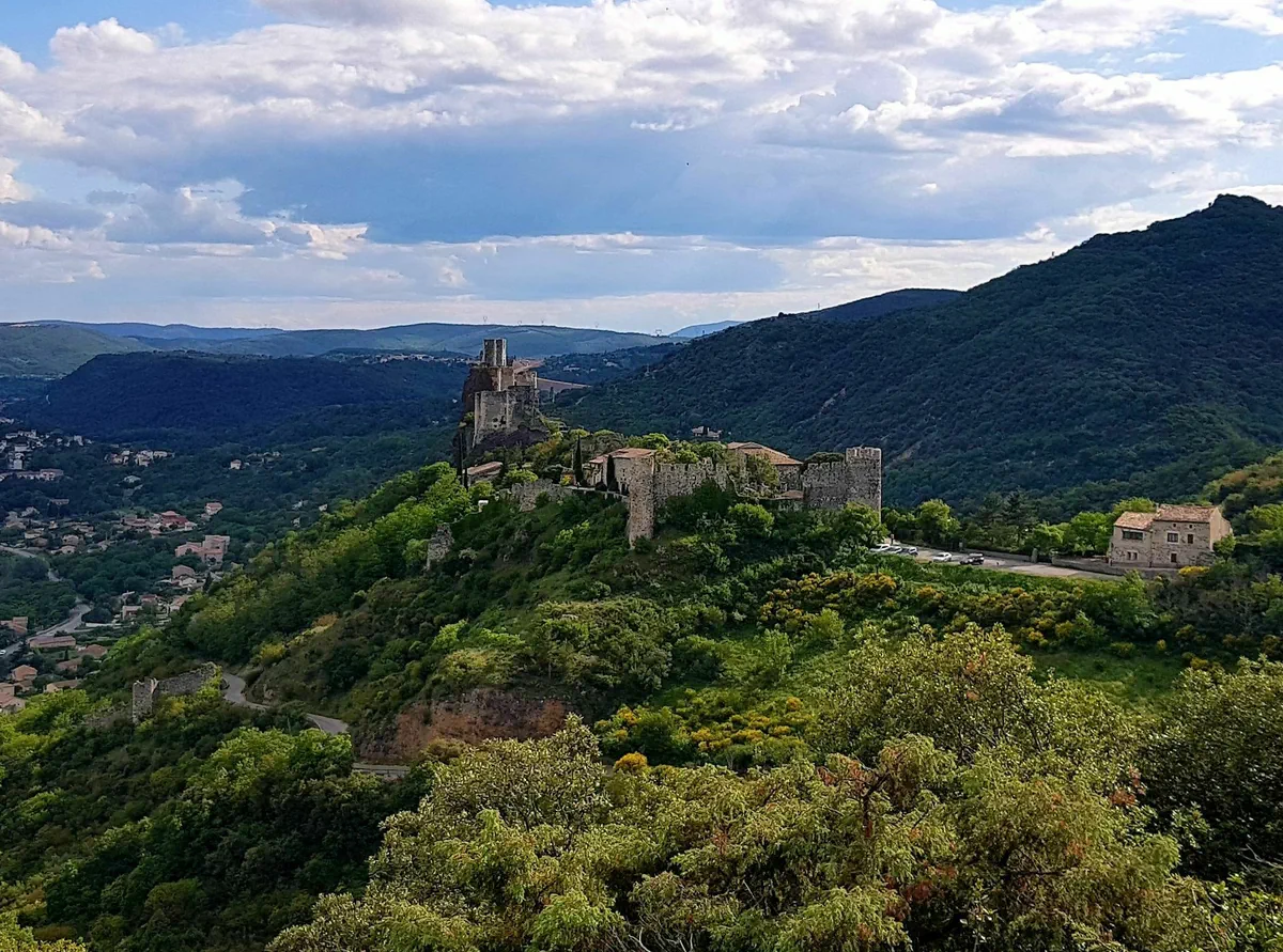 Chemin de l'Echaudun aux alentour de Rochemaure