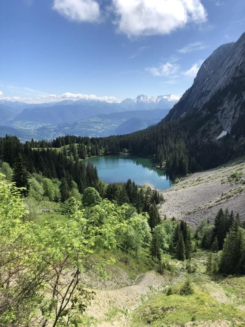 Lac Bénit depuis Morsullaz