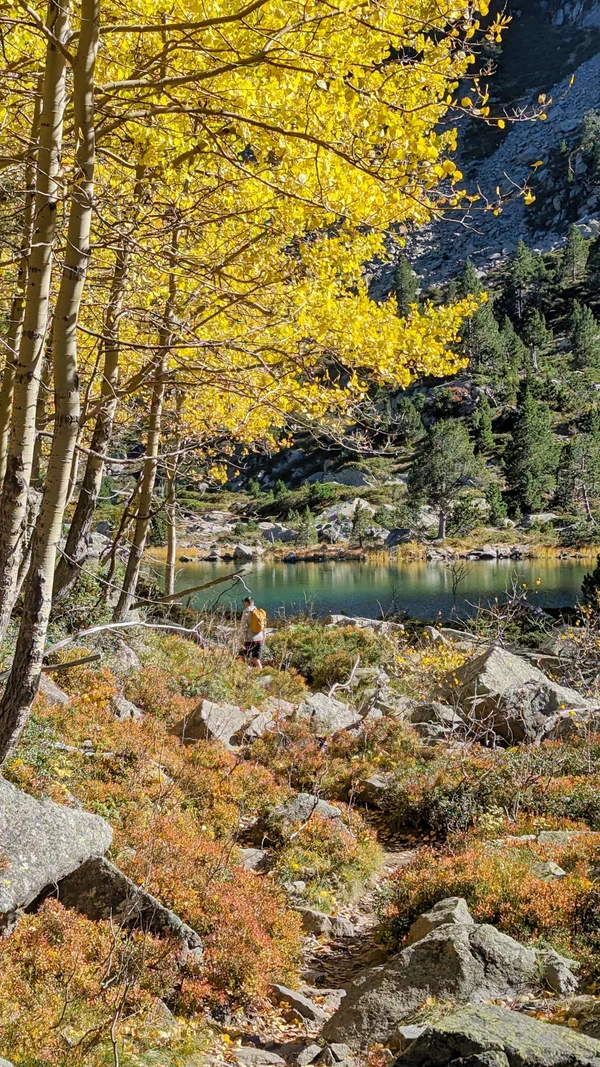 Lac d'Aubert et son voisin le lac d'Aumar
