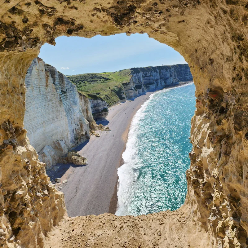 Randonnée à Étretat, sur les célèbres falaises de Normandie