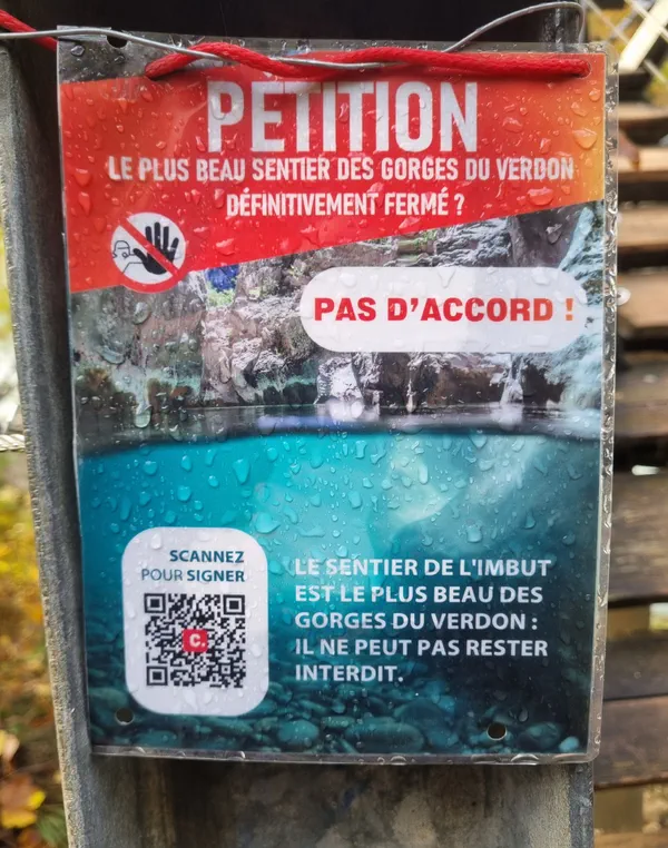 Excursion sur le Petit sentier Blanc Martel et la Passerelle de l'Estellier