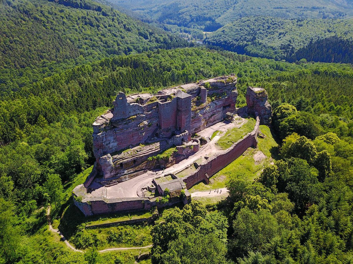 Lembach Entre Lembach et Wingen, châteaux et forêts par le GR® 53