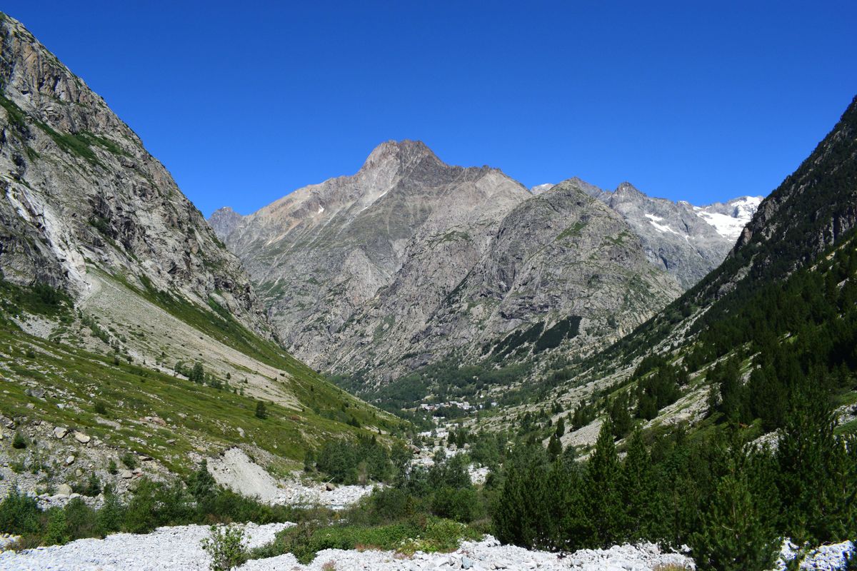 Woeste Rivier In het hart van de Ecrins en langs de Vénéon van La Bérarde