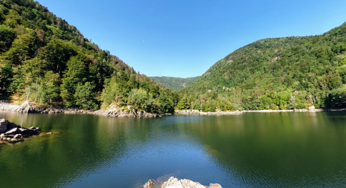 Sewen et calme balade autour du lac d'Alfeld