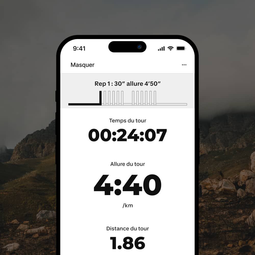 Plan d'entraînement disponible sur ta montre avec Kiprun Pacer