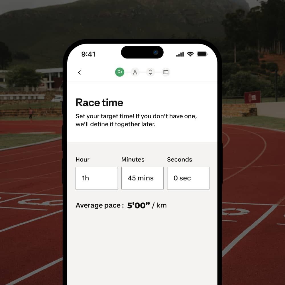 Race Time - Kiprun Pacer