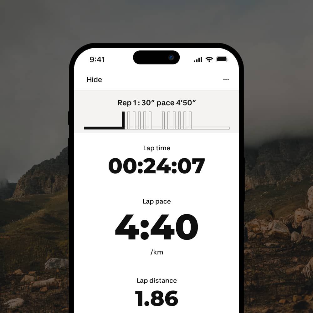 Daily session running is always available on your app Kiprun Pacer