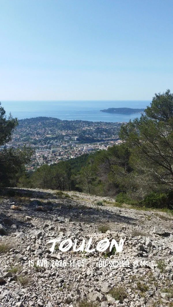 Le fort de la Croix Faron depuis Toulon