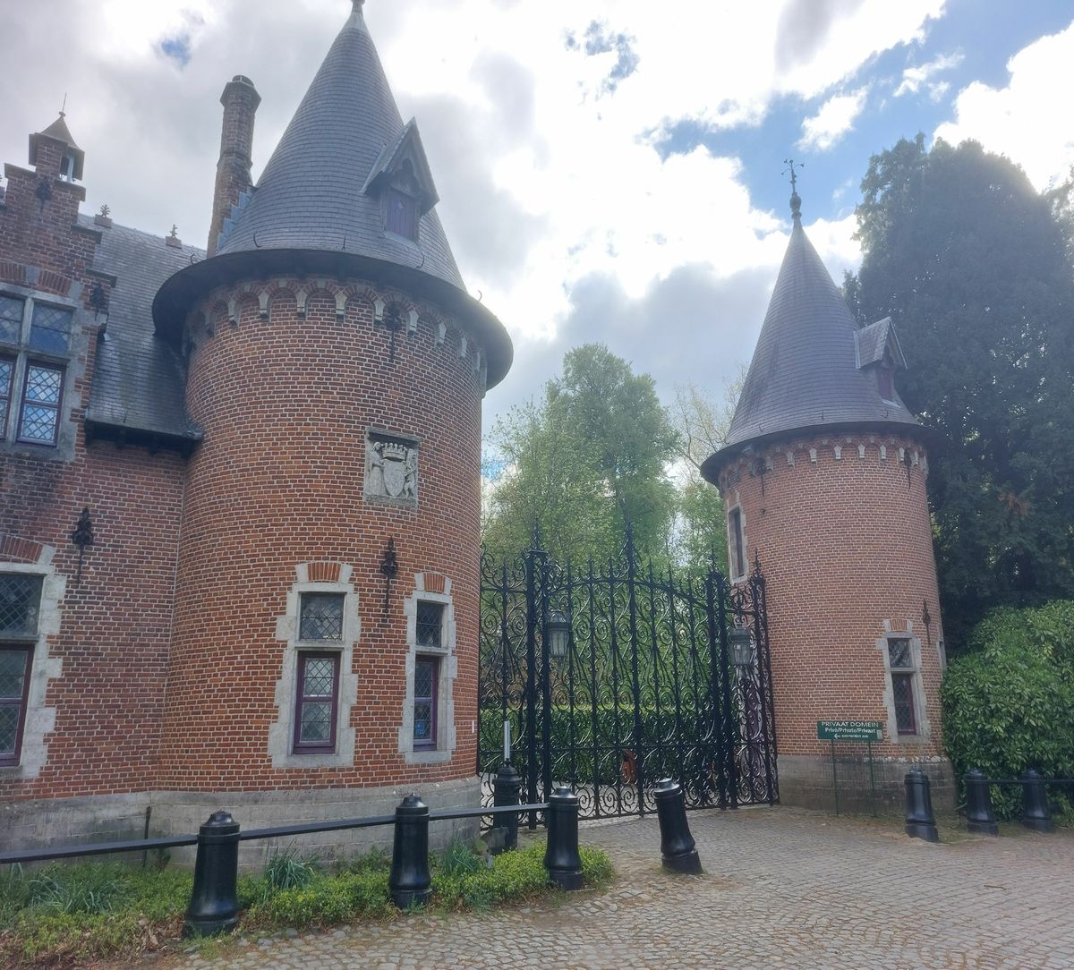 Escursione intorno al castello di Ooidonk